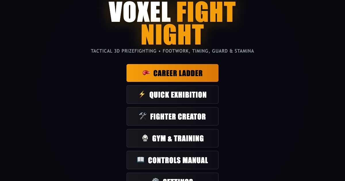 Screenshot of the Boxing Game demo