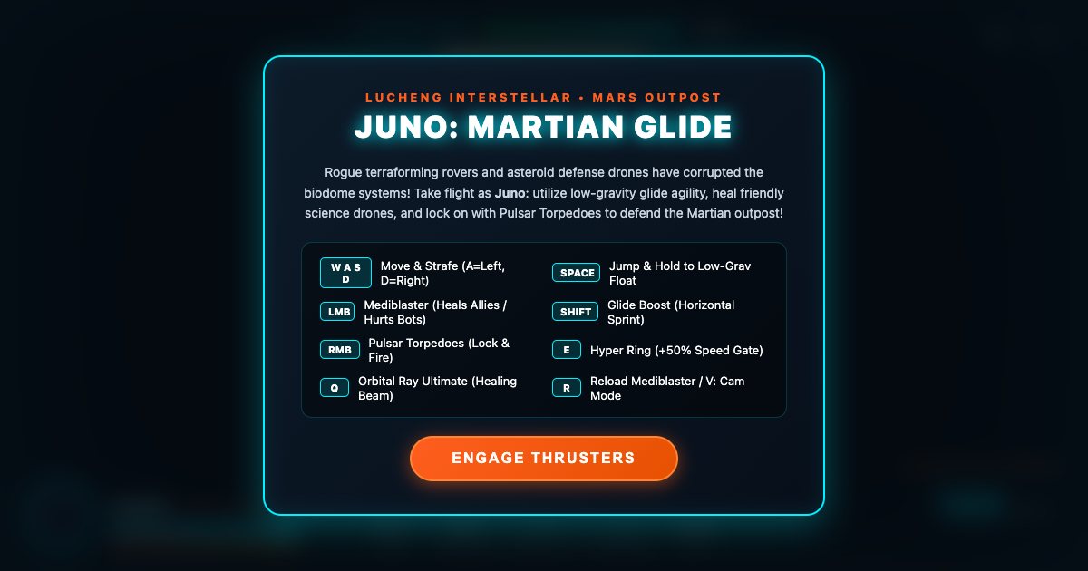 Screenshot of the Juno Martian Glide And Torpedoes demo