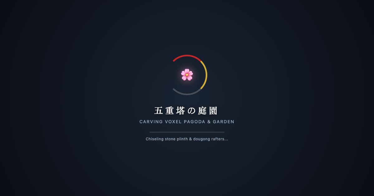 Screenshot of the Pagoda demo