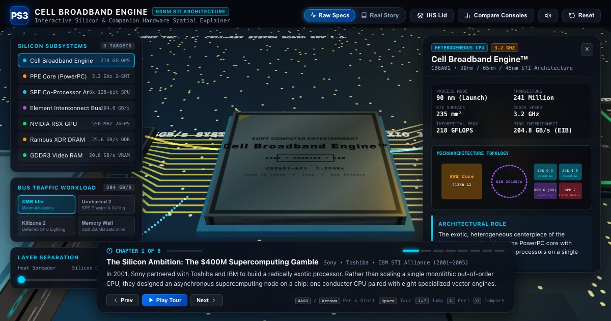 Screenshot of the Ps3 Architecture demo