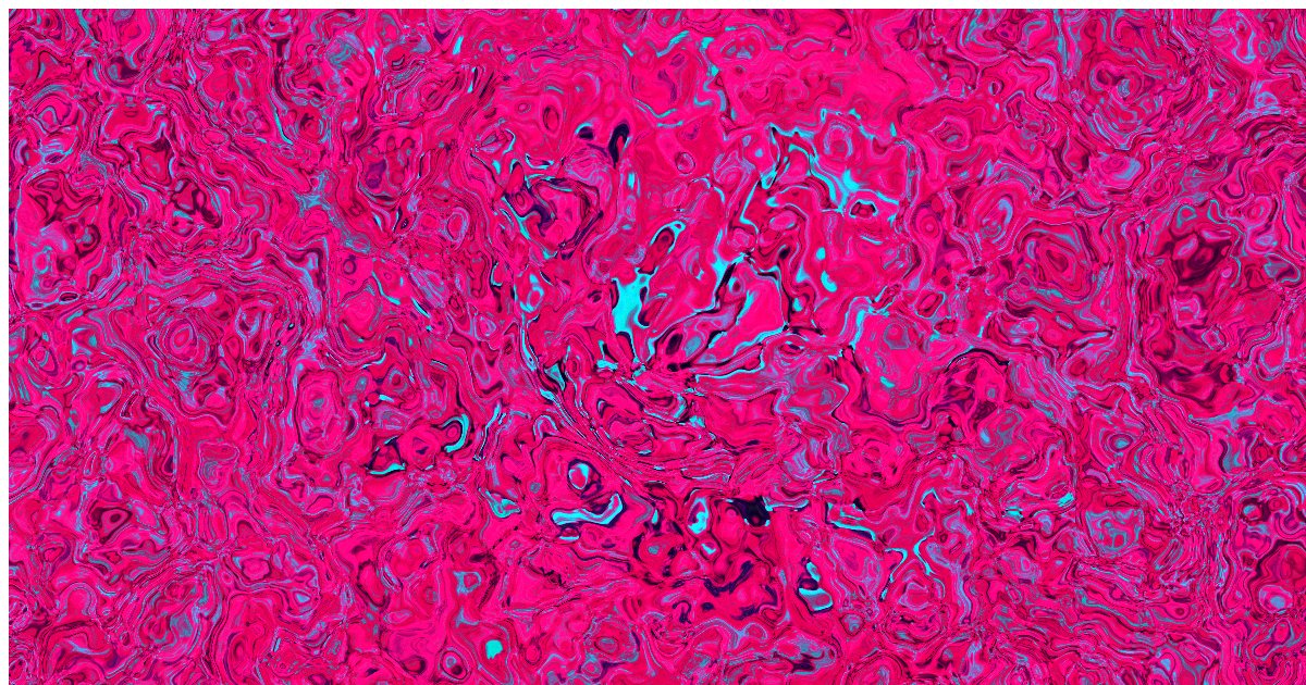 Screenshot of the Vibrant Chromatic Fields demo